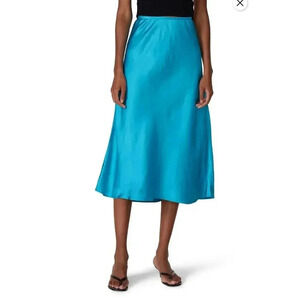 Club Monaco Bias Midi Skirt Womens 6 Party Resort Feminine Chic Bold Party